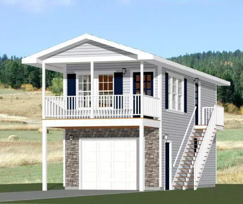 14x32 Tiny House -- 567 pieds carrés -- Plan d'étage PDF -- Modèle 7A