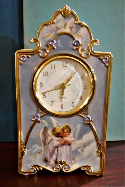 Bradford Exchange Cherished Moments Clock Sandra Kuck Limited Edition A2761