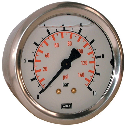 Manometer waagerecht (KU/Ms), 63mm, 0 - 16 bar, G 1/4 | DA132509 Manometer waagerecht (KU/Ms), 63mm, 0 - 16 bar, G 1/4 | DA132509