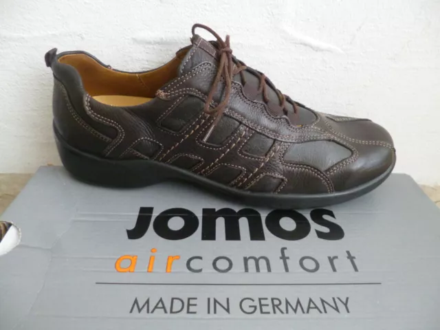 Jomos Uomo Scarpe con Lacci Sneakers da Ginnastica Basse Braun pelle Nuovo