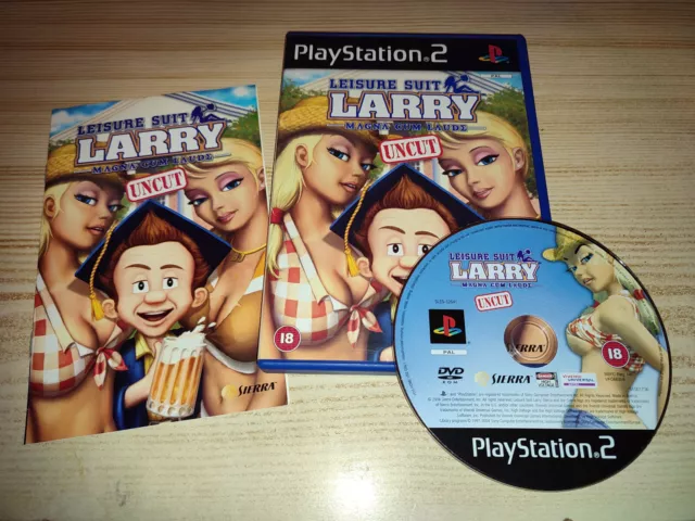 Leisure Suit Larry Magna Cum Laude Uncut -- Sony PlayStation 2 PS2 Game