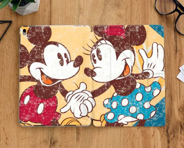 Mickey and Minnie love iPad case with display screen for all iPad models