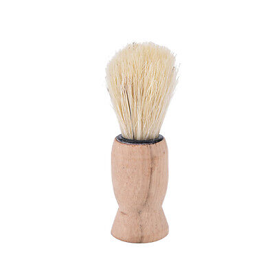 1x mango de madera tejón cabello barba cepillo de afeitar para hombre bigote peluquero herramienta H-H1