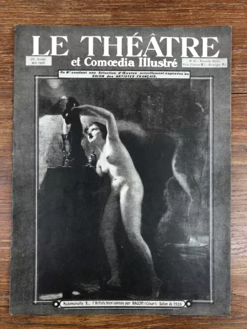 LE THEATRE et COMOEDIA ILLUSTRE (Mai 1926) Salon des Artistes