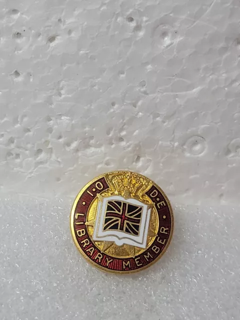 Imperial Order Daughters of the British Empire 1909 Lapel Pin 