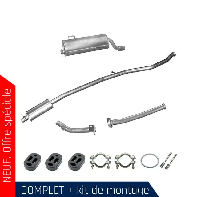 Kit Réparation Tuyau D’Échappement AERZETIX C70463 – Bride De Fixation Incluse