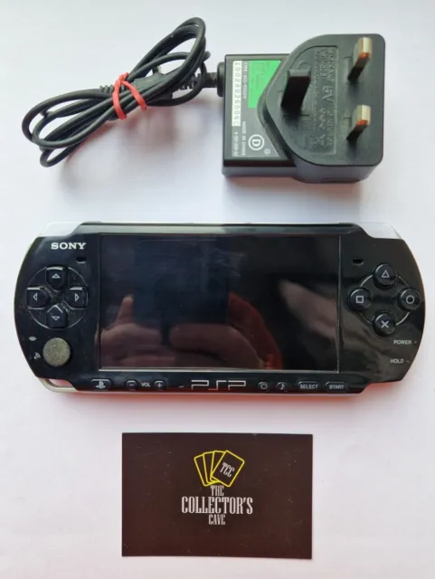 Sony PSP 3003 Piano Black Slim console plus 3 game's & 3 movie's