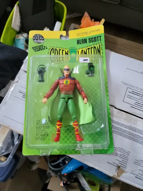 DC Direct Alan Scott Green Lantern with Power Battery and Power Ring New on Card