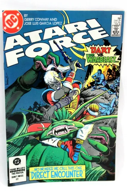 Atari Force #4 Dart vs Warbeast Gerry Conway 1984 Comic DC Comics F/F+
