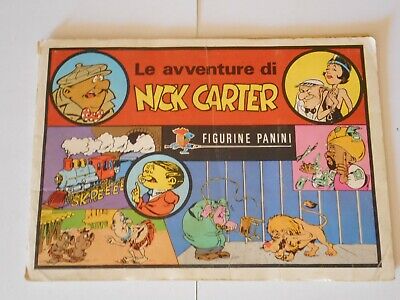 LE AVVENTURE DI NICK CARTER 19 -New Panini 1972 Figurina-Sticker n 