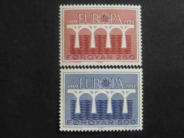 Faroe Islands 1984 Europa Set - Mint Never Hinged