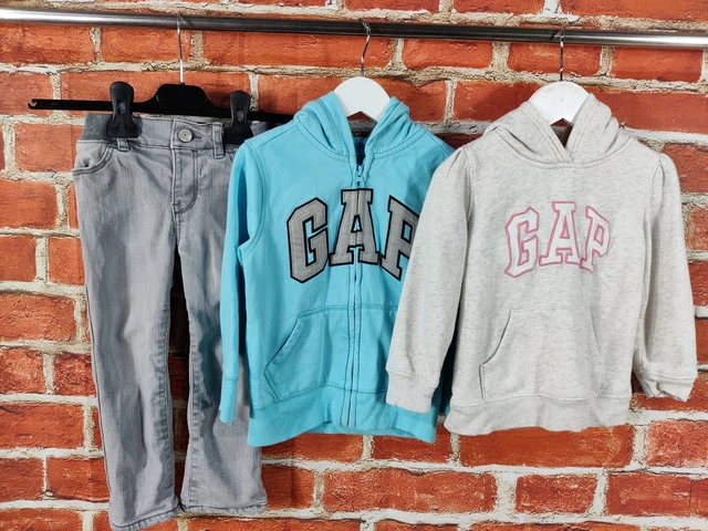 Girls Bundle Age 2-3 Years 100% Gap Jeans Jumper Hoodie Sweatshirt Kids Set 98Cm
