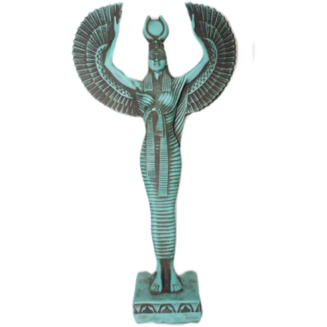 Ancient Egyptian Antiquities Rare Statue Goddess Winged Isis Egyptian Antique BC