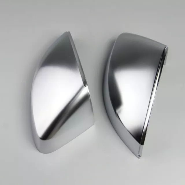 Matt Chrome wing mirror Cover caps 2013 2018 OEM-fit for Audi A3 S3 RS3 8V