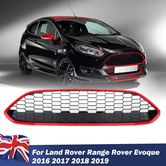 FRONT BUMPER HONEYCOMB Grille Grill For Ford Fiesta MK7.5 2013-2016 ST ...