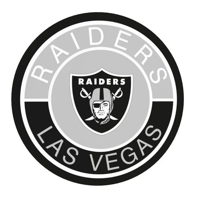 Las Vegas Raiders Round Mouse Pad Non Slip Rubber Mouse Pad 7.9in