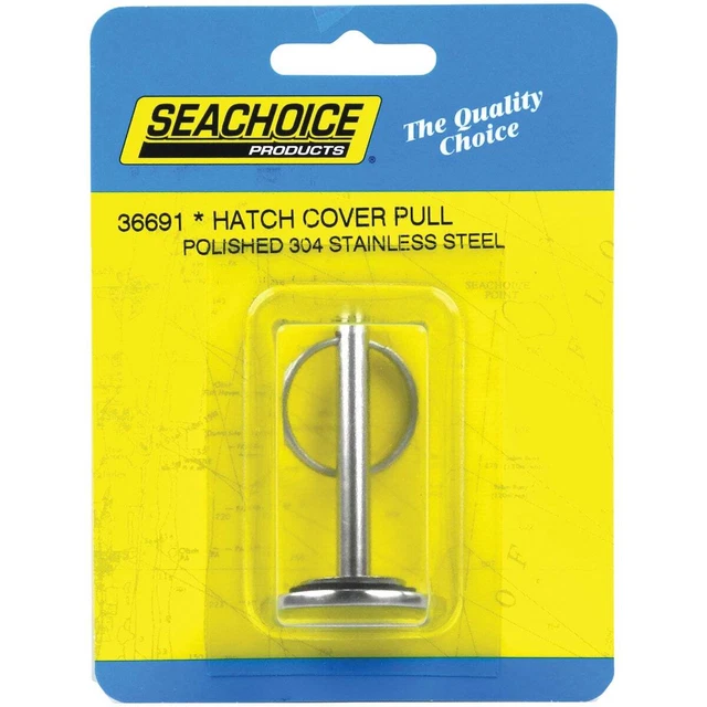 Seachoice 1-1/4 In. x 1/8 In. Stainless Steel Hatch Cover Pull 36691 Seachoice