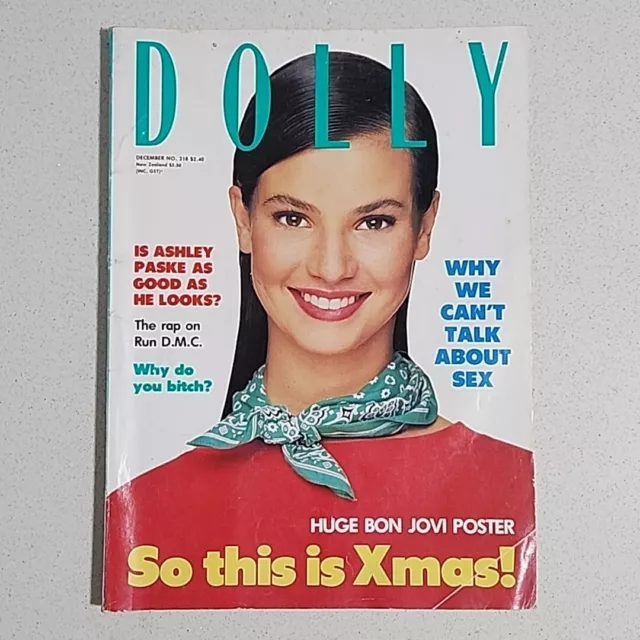 DOLLY - Vintage Australian Fashion & Beauty Magazine No.218 December 1988