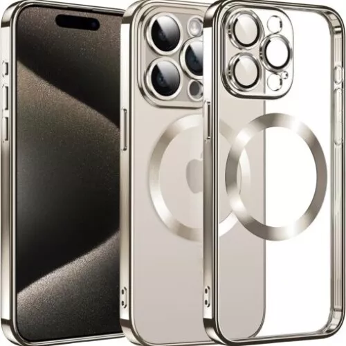 Hülle für iPhone 15 14 13 12 11 Pro Max Handy Schutz Case Kamera Schutz Magsafe