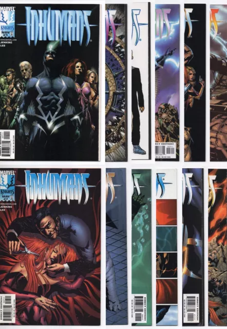 Inhumans #1-12 Almost Complete Set NO #5 12 comic LOT 1998 Marvel VFNM Jae Lee