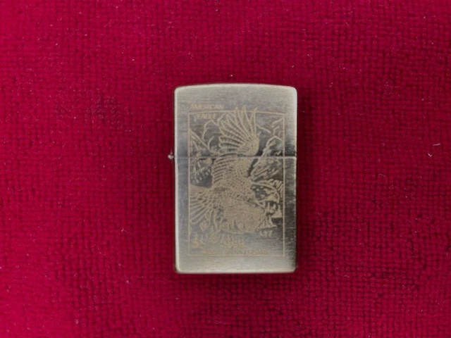 Zippo: Brass American Eagle 200th Anniversary Lighter, Date Code F XII (USA)