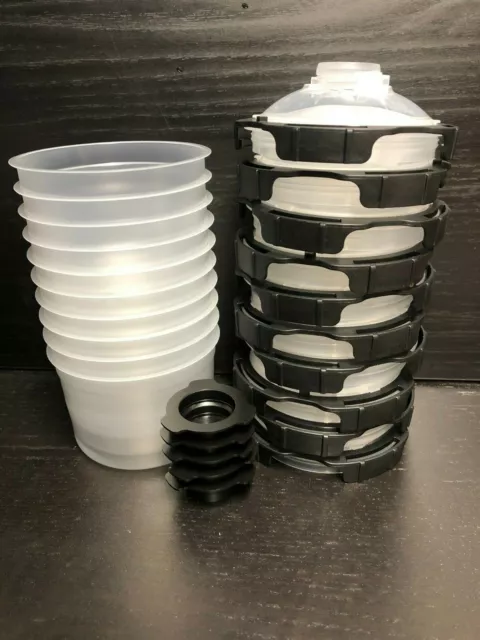 3M PPS Starter Kit Mini Size Hard Cup plus 10 Lids and Liners