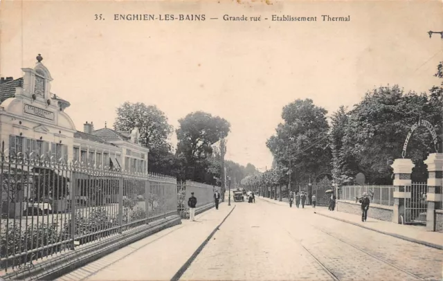 CPA-Enghien-les-Bains grande rue établissement thermal (126449)