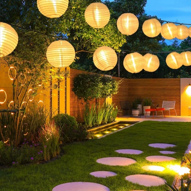 Solar Lichterkette Für Draußen – 30 LED Kristallkugeln, 6,5 M, 8 Modi, IP65 Wasserdicht, Für Garten, Balkon, Weihnachten