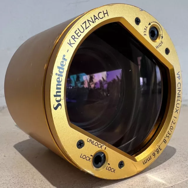 Schneider-Kreuznach 35mm VP Cinelux f2 35.8mm to 38.6mm Cine Projector Lens