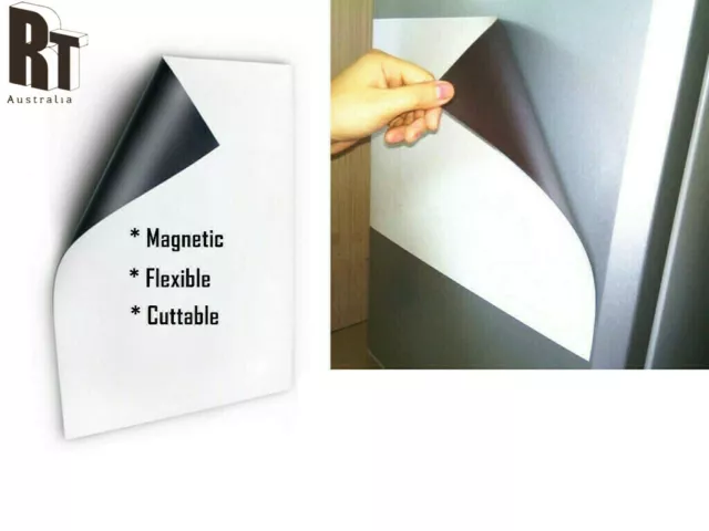 Flexible A4 Magnetic Whiteboard Message Sheet Memo White Sheet