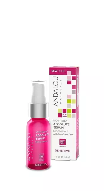 Andalou Naturals 1000 Roses Absolute Serum, 1 Ounce