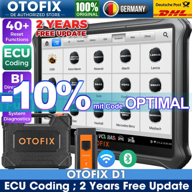 2024 OTOFIX D1 Profi KFZ Diagnosegerät OBD2 Scanner ECU Key Coding ALLE SYSTEM