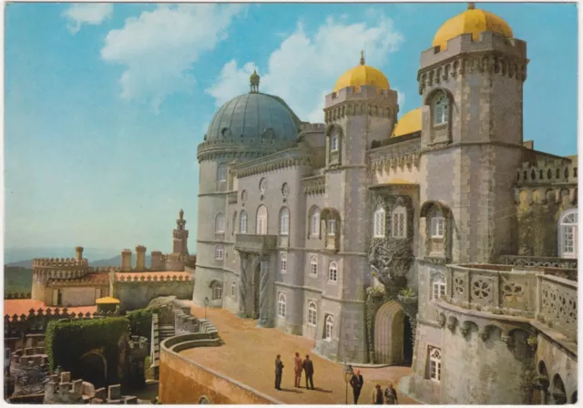 Postcard Main Facade, Palacio Nacional da Pena, Sintra, Portugal