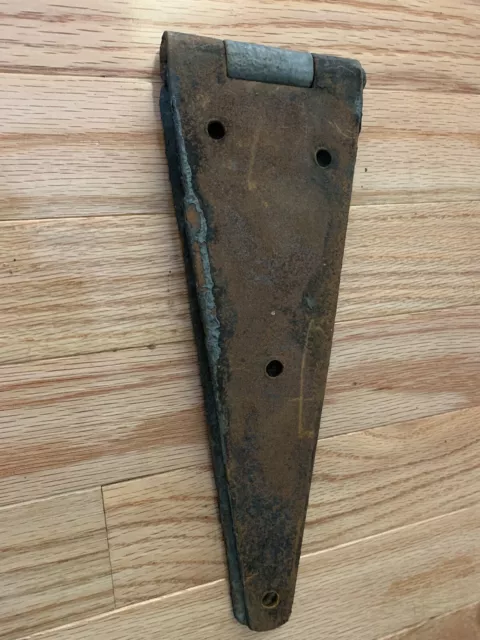 Antique Cast Iron 20.5" Barn Door Strap Hinge Long 2