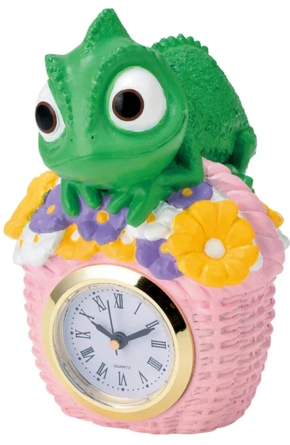 DISNEY STORE JAPAN Pascal Tangled Rapunzel Table Clock Figure New £49. ...