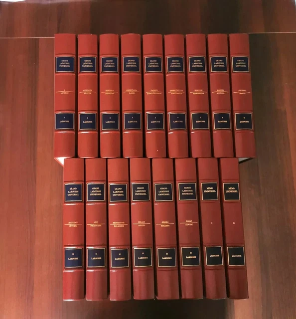 GRAND LAROUSSE UNIVERSEL en 15 Tomes + 2 Tomes Mémo EUR 20,00 PicClick FR