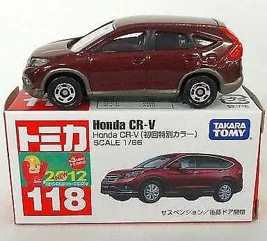 1/66 Honda CR-V First Special Color (Red/Red Box) TOMICA No.118