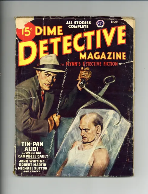 Dime Detective Magazine Pulp Nov 1946 GD/VG 3.0