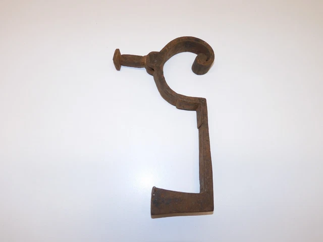 -Ancien Heurtoir Marteau De Porte Fer Forge Collection Deco Porte Ancienne E
