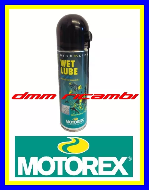 Spray lubrificante catena (umido) Bici MOTOREX WET LUBE bicicletta olio MTB DBC