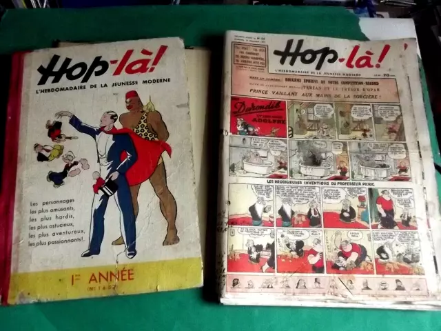 RELIURE EDITEUR HOP  LA ! N° 1 DE 1937 ET  1938 + LOT de 21 Nos ( Voir DETAILS )