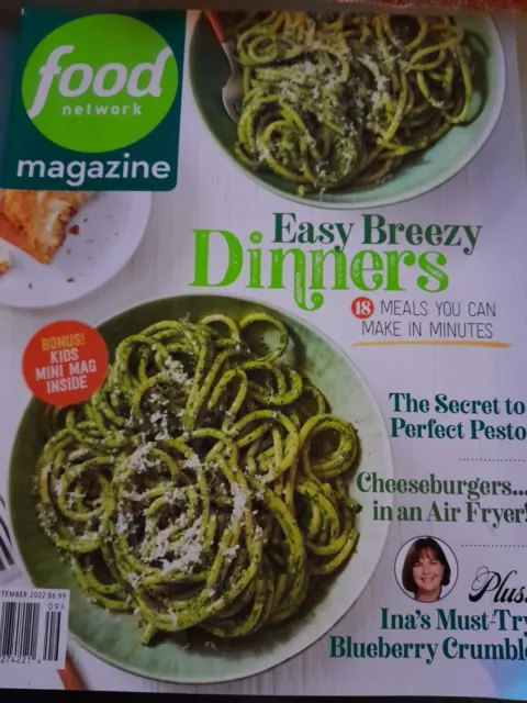 Food Network Magazine. Easy Dinners. Zeitschrift aus den USA, englische Sprache,