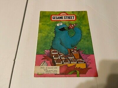 ORIGINAL Vintage December 1973 Sesame Street Magazine Cookie Monster Christmas