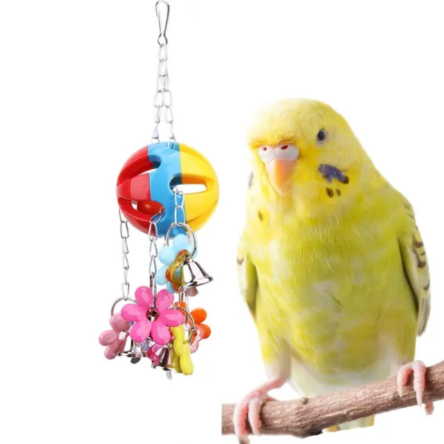 Ball Spielzeug Vogelkäfig-Hänge spielzeug Vogel zubehör Papagei Kau spielzeug