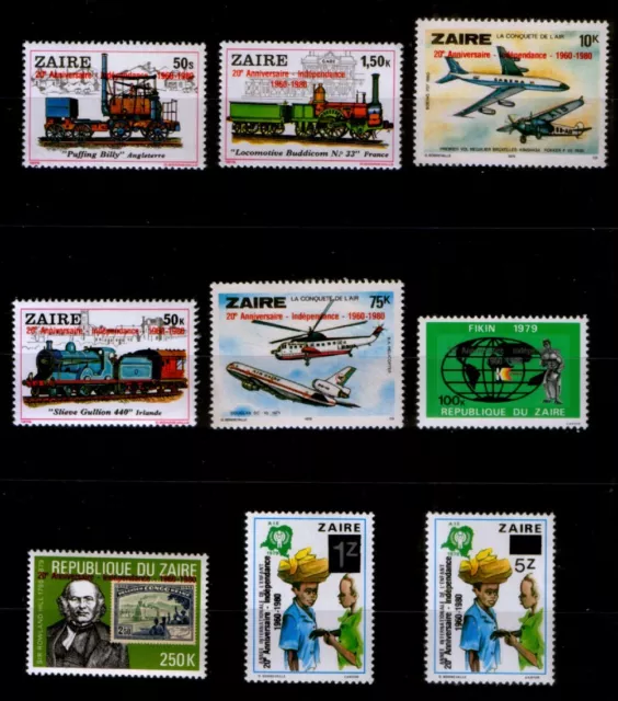 Congo / Zaire 694-02 ** Aufdruckausgabe