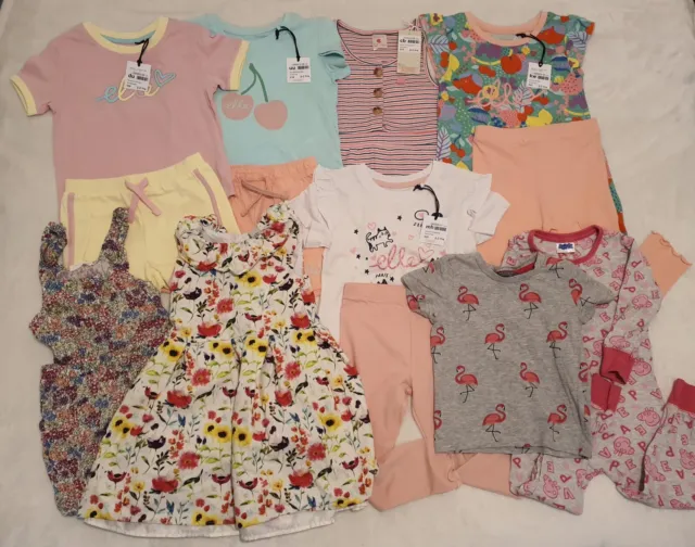 Set di vestiti per ragazze 2-3 anni pacchetto #96 alcuni sono usati vedi foto