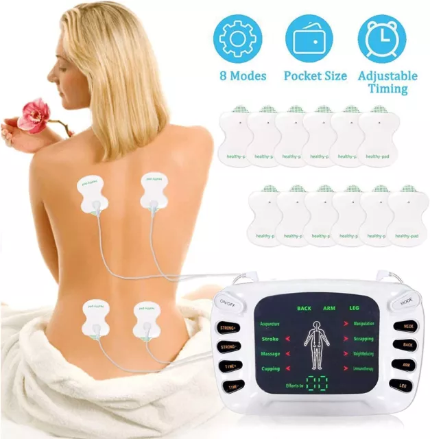 Tens Machine Digital Therapy Full Massage Pain Relief Acupuncture UK Stock