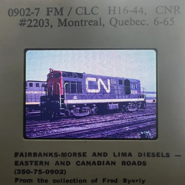 0902-7 FM / CLC H16-44, CNR #2203, Montreal, Quebec. 6-65