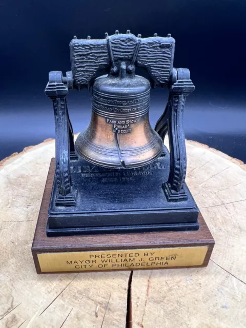 1980s Liberty Bell Presentation Mayor William J. Green Philadelphia PA