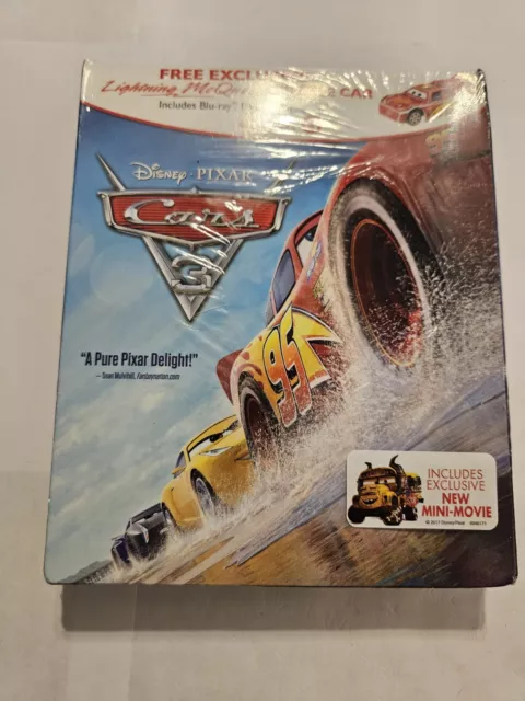 Disney Pixar's Cars 3 (Blu-ray/DVD/Digital, 2017, Target Exclusive w Puzzle Car)